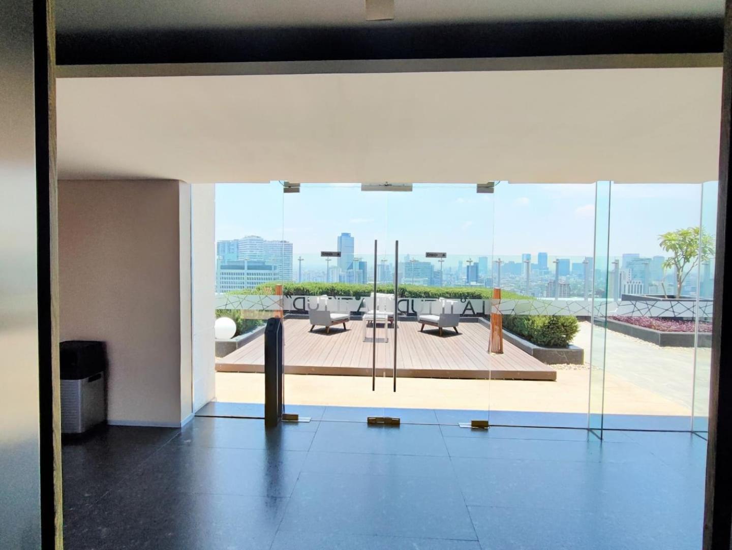 Luxurious High-Rise Hs Wifi, Amazing City Views Città del Messico Esterno foto