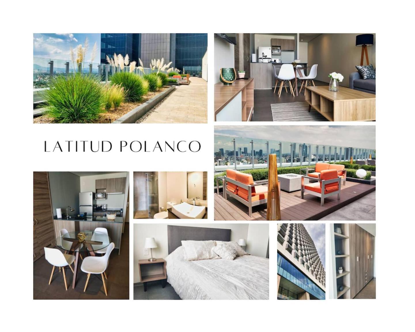 Luxurious High-Rise Hs Wifi, Amazing City Views Città del Messico Esterno foto